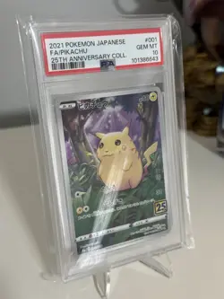 Pokemon TCG Pikachu 25th Anniversary Collection, Japanese Edition PSA 10 - Image 2