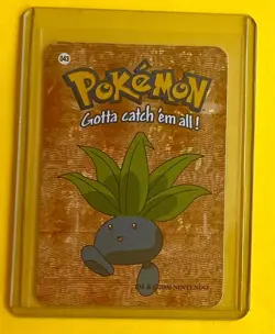 🔥 ODDISH 2 Pokemon Pocket Monsters Vintage Vending Prism Sticker Foil Nintendo - Image 1