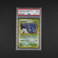 PSA 9 - Skaraborn - Heracross Pokemon Karte TCG Neo Genesis No. 214 /N48 - Image 2