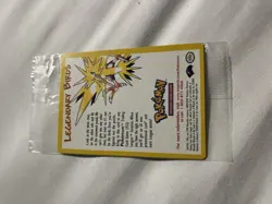 Zapdos - Wizards Black Star Promo # 23 - Sealed Legendary Birds Pokemon Promo - Image 1
