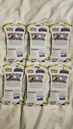6x Pokemon Silver Tempest Sleeved Booster Packs, new & sealed - Image 2