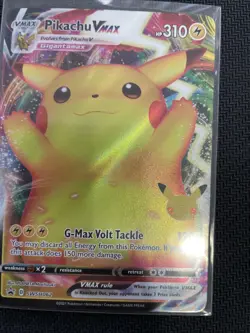 Pokemon Pikachu VMAX SWSH062 Celebrations Sword & Shield BLACK STAR PROMO - Image 1
