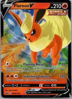 Flareon V SWSH149 - Pokemon TCG SWSH Black Star Promos - Holo Promo (NM) - Image 1