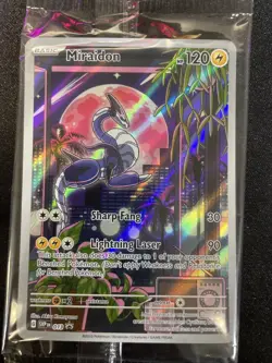 Miraidon 013 Scarlet & Violet (Full Art Black Star Promo) Pokemon, NM SEALED! - Image 1