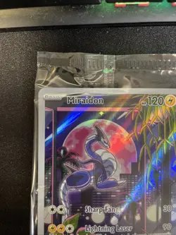Miraidon 013 Scarlet & Violet (Full Art Black Star Promo) Pokemon, NM SEALED! - Image 5