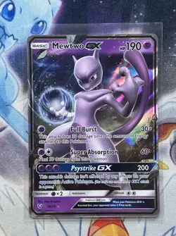 Pokemon Mewtwo GX 39/73 Shining Legends Ultra Rare Holo - Image 1