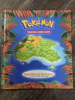 Pokemon TCG Southern Island Entire Complete Set With Original Binder - Image 1