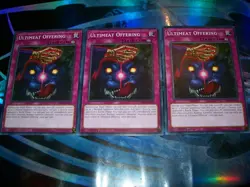 3x Ultimeat Offering 1st Edition Common PHNI-EN100 Yu-Gi-Oh! - Image 1
