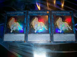 3x Artemis, the Magistus Moon Maiden 1st Edition Super Rare RA01-EN049 Yu-Gi-Oh! - Image 1