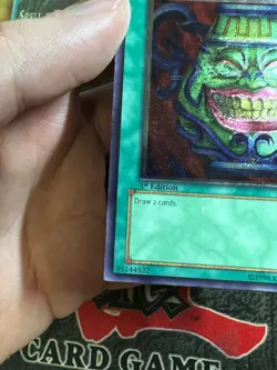 Yugioh Pot of Greed DPKB-EN029 Ultimate Rare 1ST EDITION MISCUT ERROR NM - Image 2