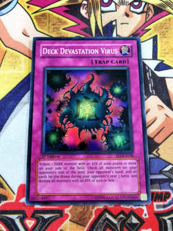 Deck Devastation Virus fet-en058 1st Edition (LP/MP) Super Rare Yu-Gi-Oh! - Image 1