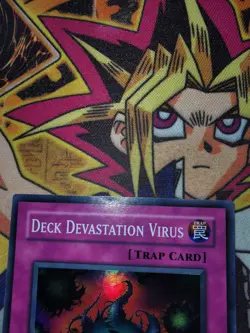 Deck Devastation Virus fet-en058 1st Edition (LP/MP) Super Rare Yu-Gi-Oh! - Image 2