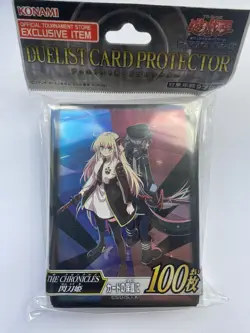 Yugioh OCG Sky Striker The Chronicles Card Sleeve protector 100 pcs seal - Image 1