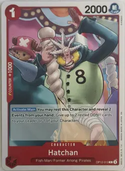 Hatchan OP12-013 C Legacy of the Master One Piece Card Game NM/M - Image 1