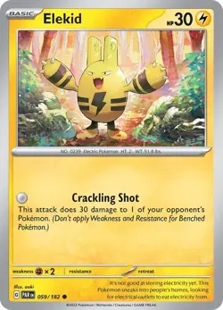 Elekid 059/182 | Paradox Rift | Common Non Holo | NM Pokemon Card - Image 1