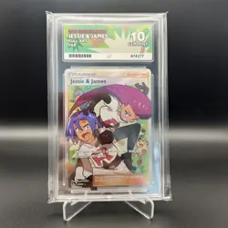 Pokemon TCG Jessie James Full Art Rare Card 68/68 Ace 10 Perfect Subgrades - Image 1