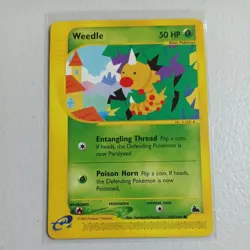 Weedle 115/144 Skyridge Regular WOTC Vintage 2003 Pokemon card VGC Rare - Image 1