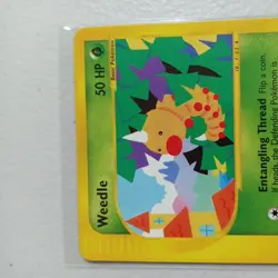 Weedle 115/144 Skyridge Regular WOTC Vintage 2003 Pokemon card VGC Rare - Image 2