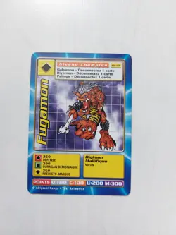 Fugamon Carte Digimon Francais Bandai 2000 Bo-116 Serie 3 French Card - Image 1