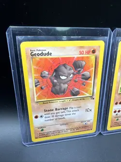 Pokemon TCG Geodude 77/110 And Graveler 44/110 Regular Card Bundle - Image 2