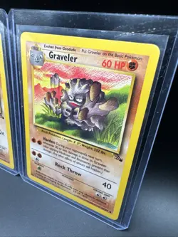 Pokemon TCG Geodude 77/110 And Graveler 44/110 Regular Card Bundle - Image 3