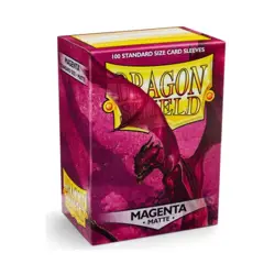 Arcane Tinm Card Protecti Standard Sleeves - Matte Magenta (10 Packs of 1 New - Image 1