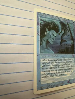 Merfolk of the Pearl Trident Revised Edition MTG Ungraded Near Mint - Image 2