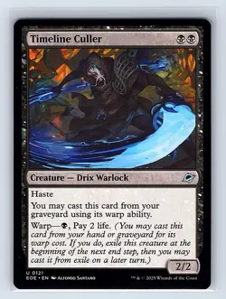 Timeline Culler #121 Regular Uncommon MTG 2025 Edge of Eternities (EOE) - Image 1