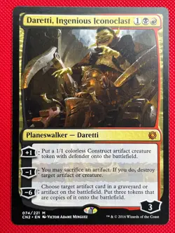 MTG 1X Daretti, Ingenious Iconoclast X1 Conspiracy: Take the Crown Magic - LP - Image 1