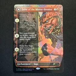 Fable Of The Mirror-Breaker X1 Mtg Store Championship Promo Nm Foil Borderless - Image 1