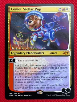 MTG 1X Comet, Steller Pup X1 Unfinity Magic - LP - Image 1