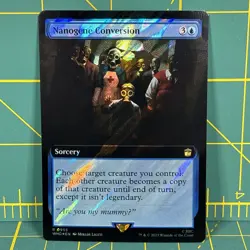 MTG Doctor Who Nanogene Conversion Extended Art Surge Foil Never Played Magic - Image 1