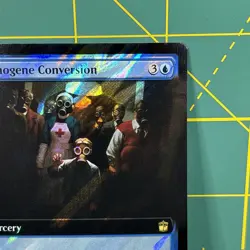 MTG Doctor Who Nanogene Conversion Extended Art Surge Foil Never Played Magic - Image 4