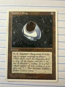 MTG Aladdin's Ring Alternate 4th Edition Regular Rare - Image 1