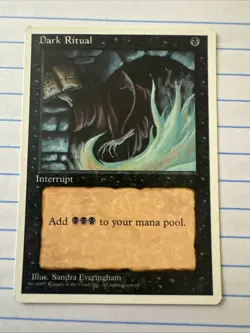 MTG Dark Ritual Alternate 4th Edition Regular Common - Image 1