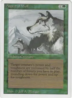 Aspect of Wolf MTG: Revised Rare - Image 1