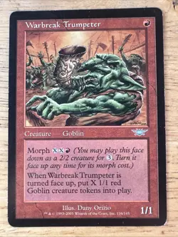 Warbreak Trumpeter - Legions #116/145 MTG Magic The Gathering - Image 1