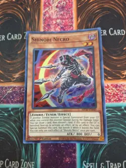 Yugioh Shinobi Necro MP20-EN049 Super Rare 1st Edition Near Mint - Image 1