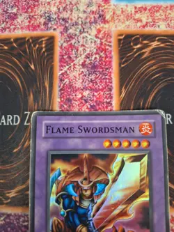 Yugioh Flame Swordsman LOB-003 Super Rare OG Unlimited MP/HP - Image 4