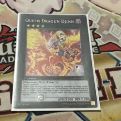 Yugioh! Queen Dragon Djinn GAOV-EN049 Super Rare Unlimited NM - Image 1