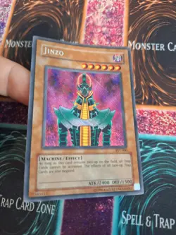 Yugioh Jinzo PSV-000 Misprint Reverse Secret Rare Unlimited Near Mint - Image 2