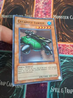 Yugioh Catapult Turtle DB2-EN047 Super Rare Unlimited Near Mint - Image 2