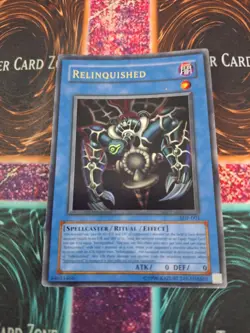Yugioh Relinquished SDP-001 Ultra Rare Unlimited Moderately Played - Image 1
