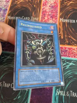 Yugioh Relinquished SDP-001 Ultra Rare Unlimited Moderately Played - Image 2