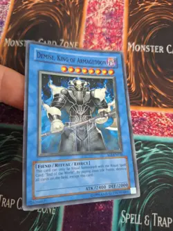 Yugioh Demise, King of Armageddon SOI-EN035 Super Rare Unlimited Near Mint - Image 2