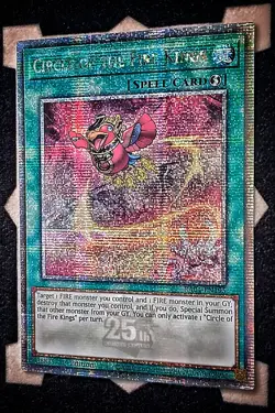 Circle of the Fire Kings RA04-EN195 Quarter Century Rare 1st Edition Yugioh - Image 1