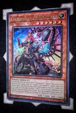 Fiendsmith Engraver RA04-EN049 Ultra Rare 1st Edition Yugioh - Image 1