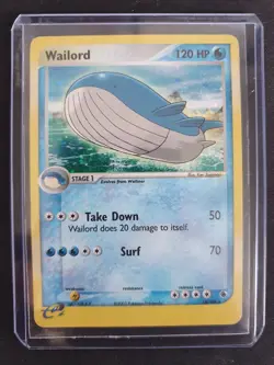 Wailord 14/109 Holo - Ruby and Sapphire Set - Pokemon Card - Excellent Condition - Image 1