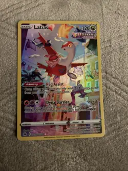 Pokemon TCG Latias GG20/GG70 Crown Zenith Full Art Ultra Rare Holo Card - Image 1