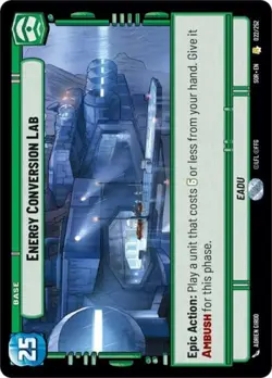 Energy Conversion Lab (Star Wars Unlimited) Normal - Image 1